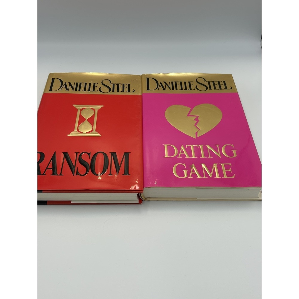 2 VTG‎ Danielle Steel Hardcover Books 2003 + Dating Game ,Ransom